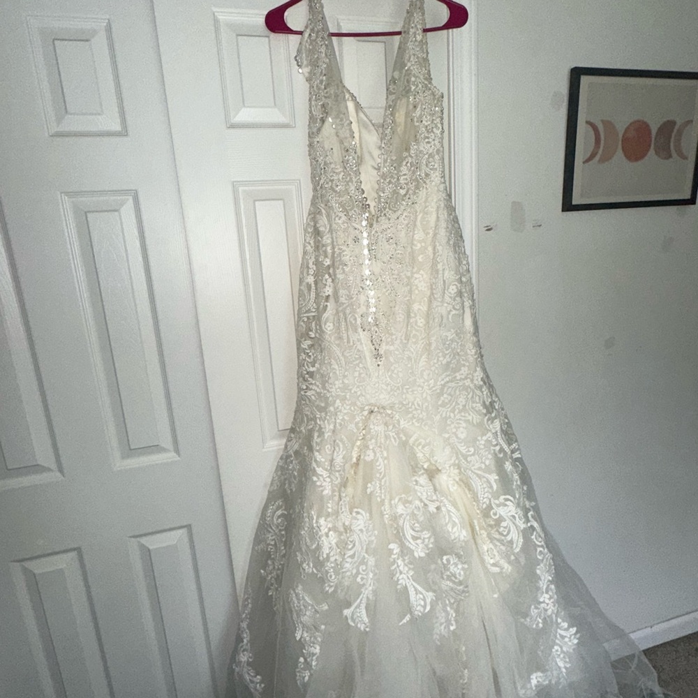 Elegant Lace Wedding Dress - Picture 5 of 9